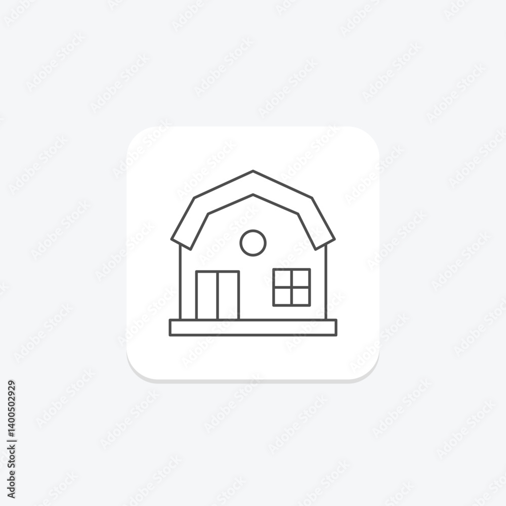 Farm Guest House, vector, pixel perfect, illustrator file Farm Guest House, vector, pixel perfect, illustrator file