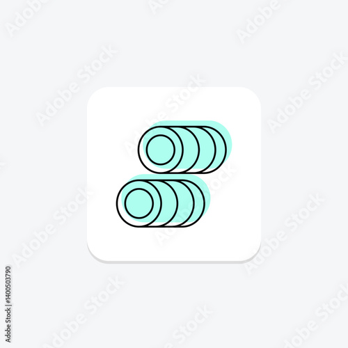 Hay Storage Barn, vector, pixel perfect, illustrator file