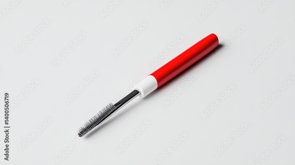 Red and white lash brush Red and white lash brush