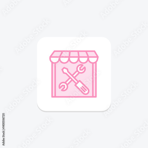 Farm Tool Shed, vector, pixel perfect, illustrator file