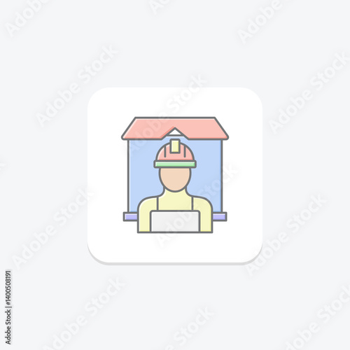 Farm Workers Housing, vector, pixel perfect, illustrator file