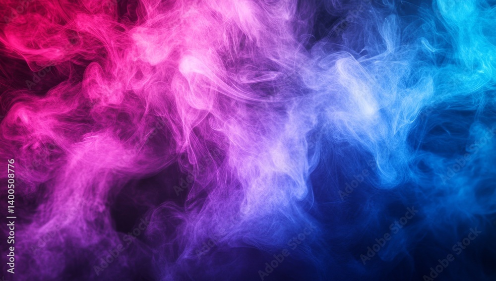 Vibrant, dynamic blend of swirling pink and blue smoke against a black backdrop. Intricate, ethereal smoke patterns Vibrant, dynamic blend of swirling pink and blue smoke against a black backdrop. Intricate, ethereal smoke patterns