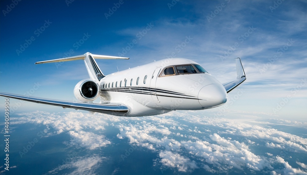 Obraz premium airplane in the clouds