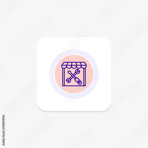 Farm Tool Shed, vector, pixel perfect, illustrator file