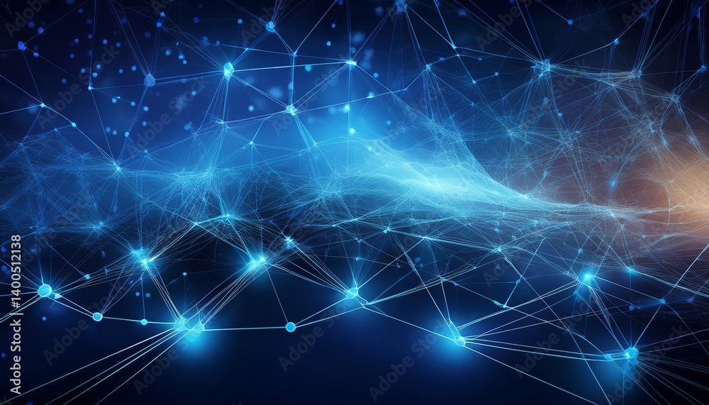 abstract blue backdrop featuring interconnected dots and lines abstract blue backdrop featuring interconnected dots and lines