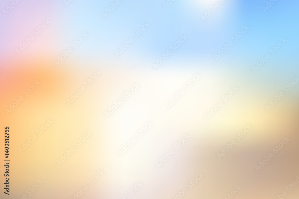 Obraz premium Smooth Subtle Vector Gradient Background Wallpaper with Colorful Shine Effect for Design Project