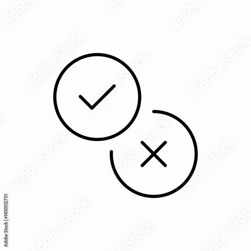 checkmark cancel circle options icon vector sign Free Download checkmark cancel circle options icon vector sign - GFXLoad