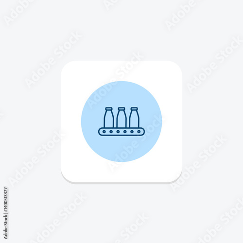 Dairy Processing Plant, vector, pixel perfect, illustrator file