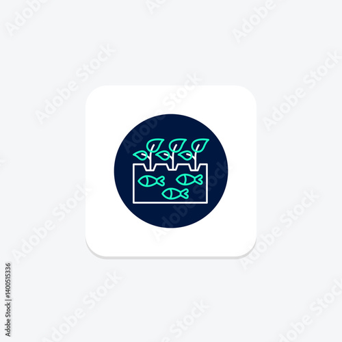 Aquaponics Facility, vector, pixel perfect, illustrator file