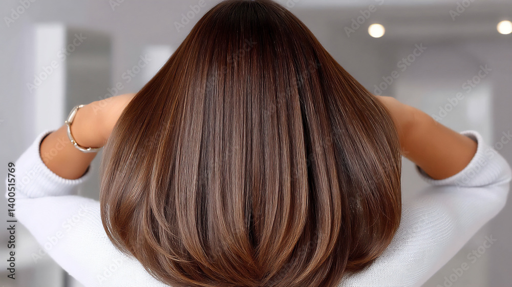 Fototapeta premium keratin hair repair