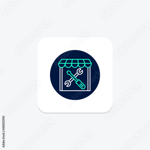 Farm Tool Shed, vector, pixel perfect, illustrator file