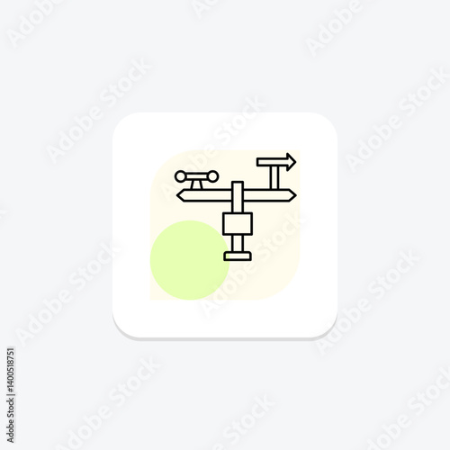Meteorological Monitoring Hub, vector, pixel perfect, illustrator file