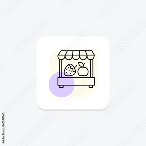 Farm Product Showroom, vector, pixel perfect, illustrator file