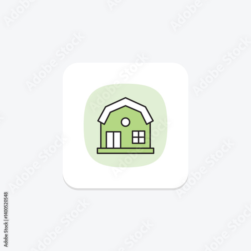 Farm Guest House, vector, pixel perfect, illustrator file