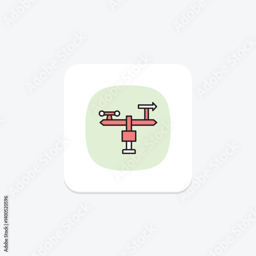 Meteorological Monitoring Hub, vector, pixel perfect, illustrator file