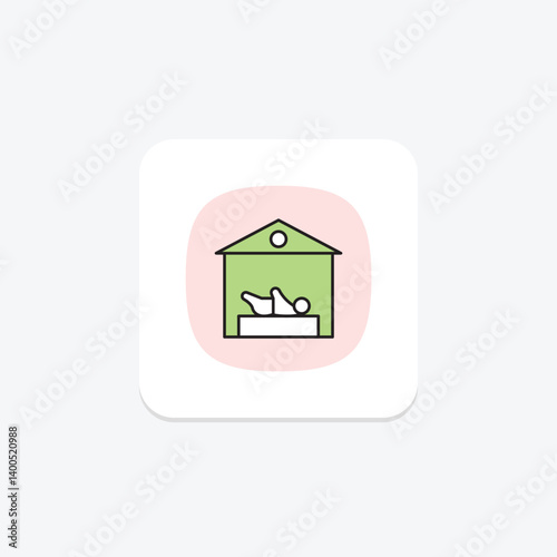 Farm Childcare Center, vector, pixel perfect, illustrator file