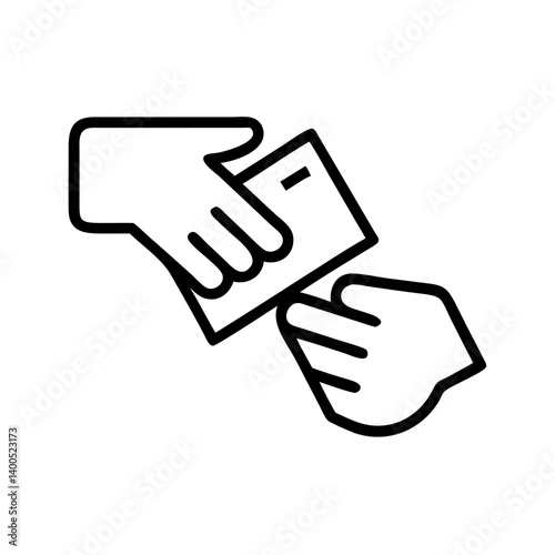 Postal Voting Collaboration Handing Over a Ballot  