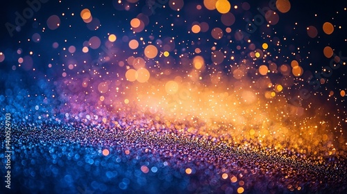 Colorful bokeh lights background