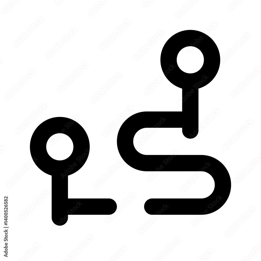 traveling dashed line icon traveling dashed line icon