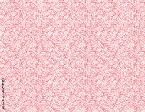Vintage floral pattern no background