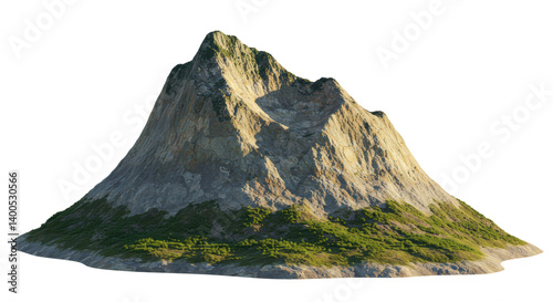 Isolated mountain