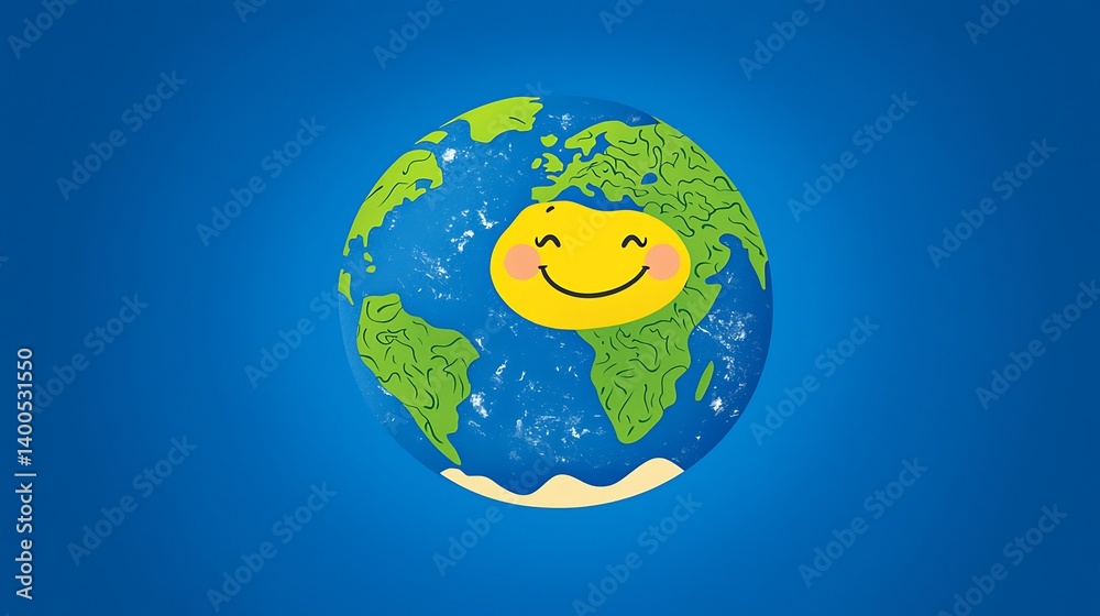 Obraz premium Happy Earth (1)