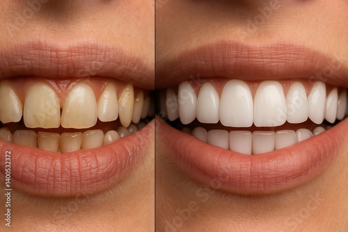 Transformation of Natural Teeth Color for a Brighter Smile Before and After D...