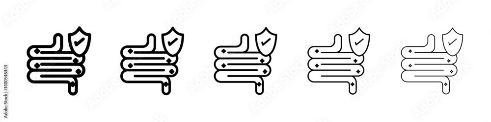 Aids nutrient absorption icon Symbol mark in Outline style Aids nutrient absorption icon Symbol mark in Outline style