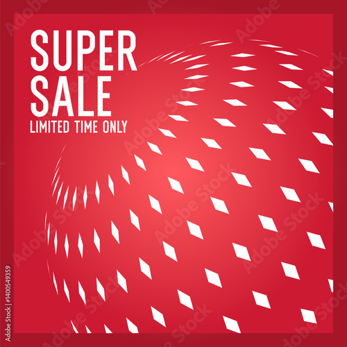 A banner for the sale of goods and services. An advertising poster for the store. Beautiful stylish background in a modern style with simple geometric elements and shapes. A template for placing text.