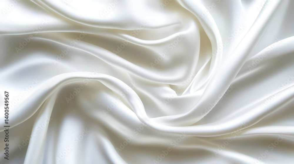 Soft, White Silk Drape Texture Soft, White Silk Drape Texture