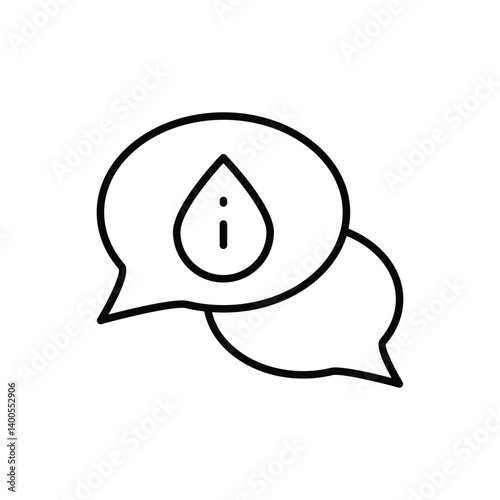 Debate  vector icon stock illustration