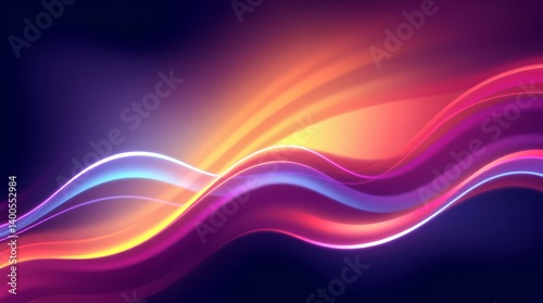 Chromatic Undulation: An Abstract Exploration of Light and Form