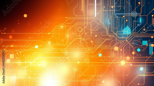 Circuitry Blaze: A Visualization of Complex Technological Networks