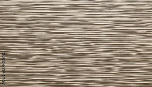A textured surface of closely spaced, undulating horizontal lines in muted earth tones, evoking a sense of calm and subtle movement.
