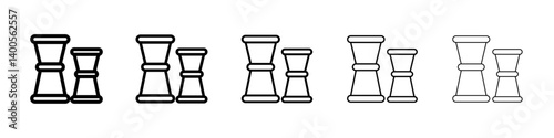 Jigger icon Symbol mark in Outline style