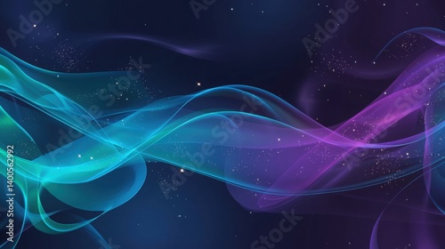 Premium Abstract Cosmic Fluid Background with Deep Blue and Purple Gradients. Luxurious abstract background featuring flowing liquid colors in deep blues, purples, and teals with subtle cosmic element