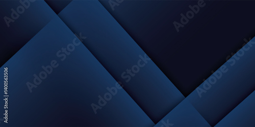 Dark blue modern business abstract background. Vector illustration design for presentation, banner, cover, web, flyer, card, poster, wallpaper, texture, slide, magazine, and powerpoint