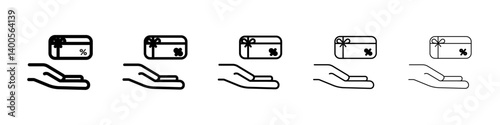 Loyalty program icon Symbol mark in Outline style