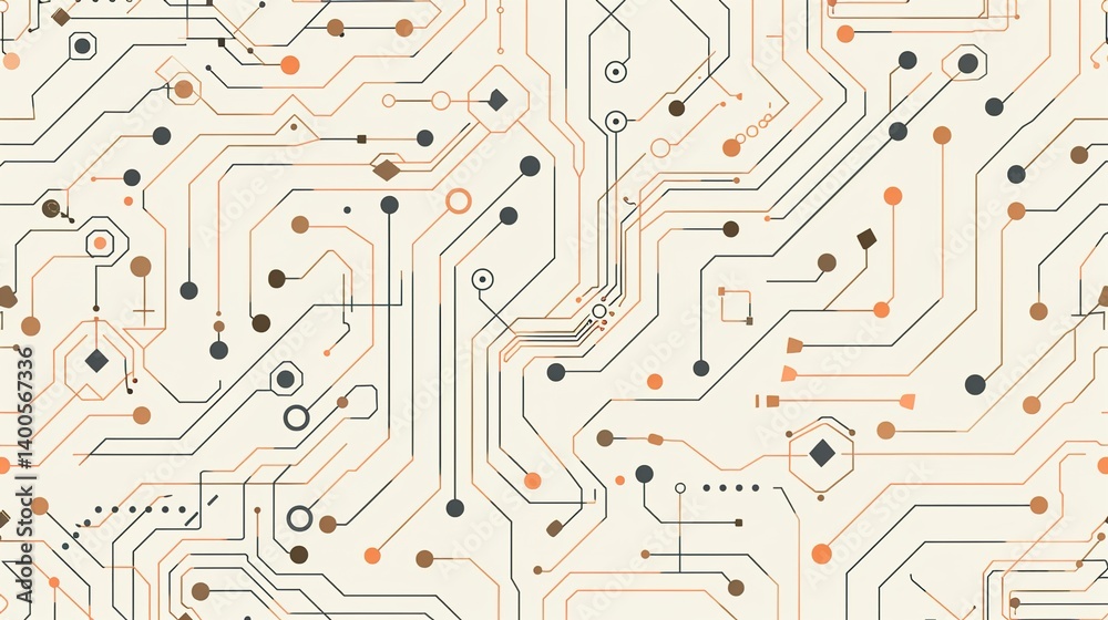 AI Algorithm - Line Background: Unveiling the Visual Tapestry of Computational Intelligence