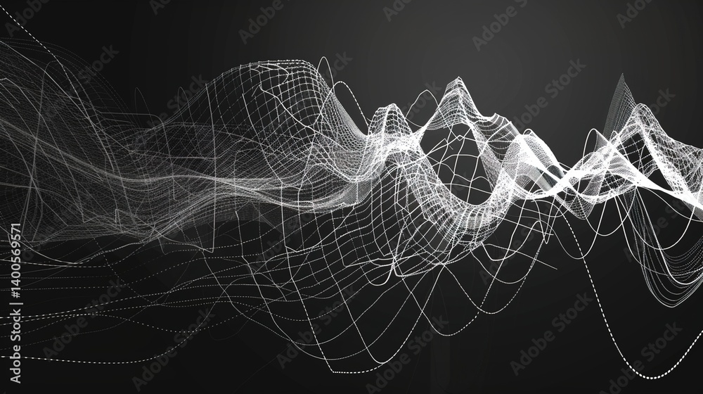 AI Algorithm - Line Background: Unveiling the Visual Tapestry of Computational Intelligence