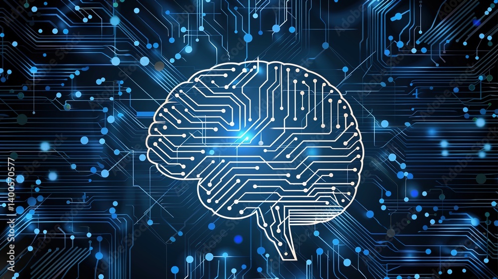 AI Algorithm - Line Background: Unveiling the Visual Tapestry of Computational Intelligence
