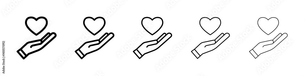 Quality of life icon Symbol mark in Outline style Quality of life icon Symbol mark in Outline style