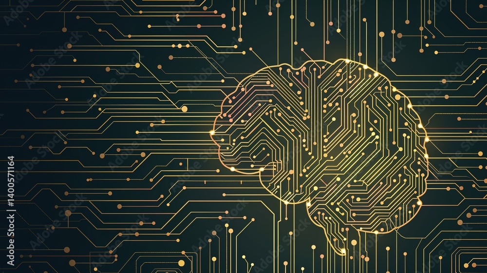 AI Algorithm - Line Background: Unveiling the Visual Tapestry of Computational Intelligence