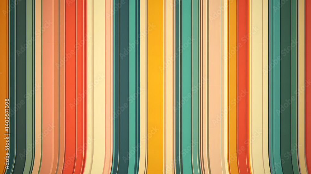Colorful striped pattern with warm tones creating a vibrant backdrop. Colorful striped pattern with warm tones creating a vibrant backdrop.