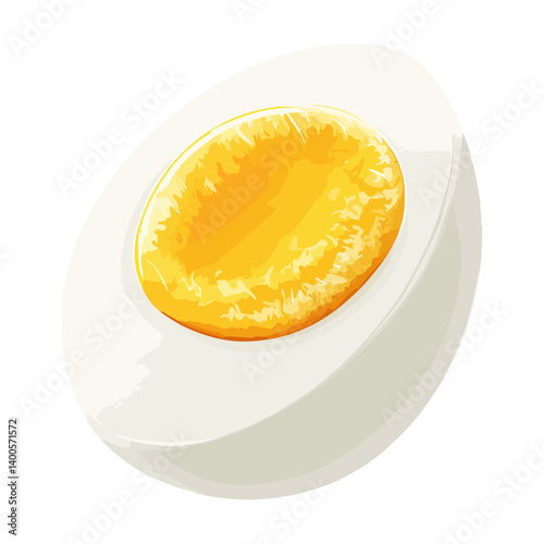 soft-boiled egg, food, vector, transparent background