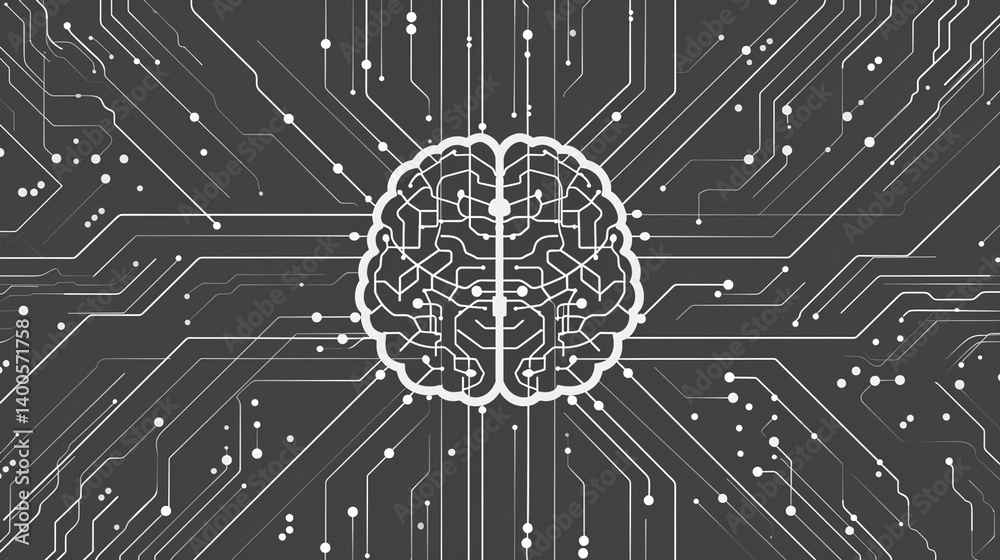 AI Algorithm - Line Background: Unveiling the Visual Tapestry of Computational Intelligence