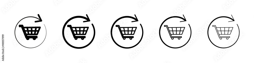 Repeated sales icon Symbol mark in Outline style Repeated sales icon Symbol mark in Outline style