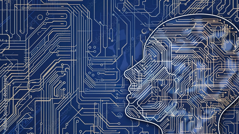 AI Algorithm - Line Background: Unveiling the Visual Tapestry of Computational Intelligence