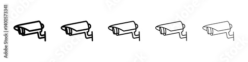 Security cam icon Symbol mark in Outline style