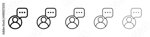 SEO consulting icon Symbol mark in Outline style